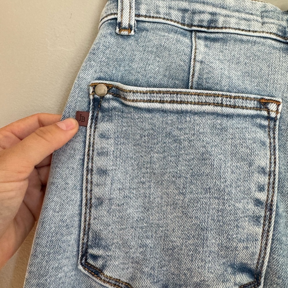 Judy Blue Retro Wide Leg Jeans 5/27 Soft Stretch High Rise Vintage Wash - Picture 6 of 7